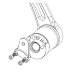 arlen ness brake arm adapter for harley fits 2000 2007 flt touring with 975506 975507 975508 975509 speedliner foot control kits