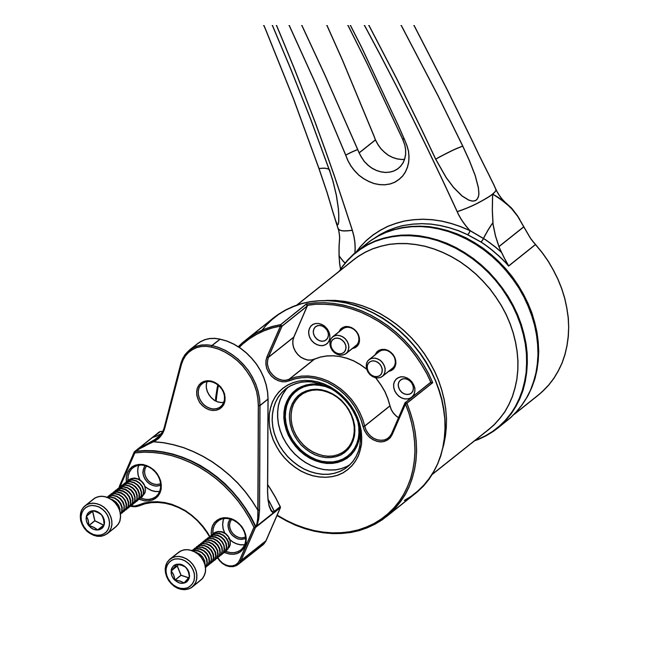 arlen ness brake arm adapter for harley fits 2000 2007 flt touring with 975506 975507 975508 975509 speedliner foot control kits