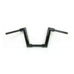 kodlin 2 str8up handlebar medium 28 cm black for harley fits 2018 2023 m8 fat boy with custom risers with 1 1 4 riser clamp area mechanical clutch