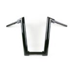 kodlin 2 str8up handlebar extra tall 43 cm high black for harley fits 2018 2023 m8 softail with 1 1 4 riser area and hydraulic clutch