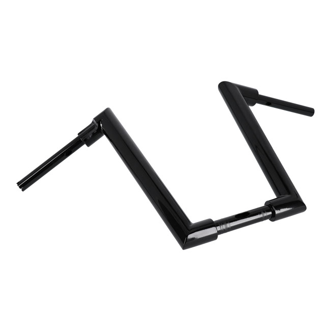 kodlin 2 str8up handlebar extra tall 43 cm high black for harley fits 2014 2023 flhr road king with mechanical clutch