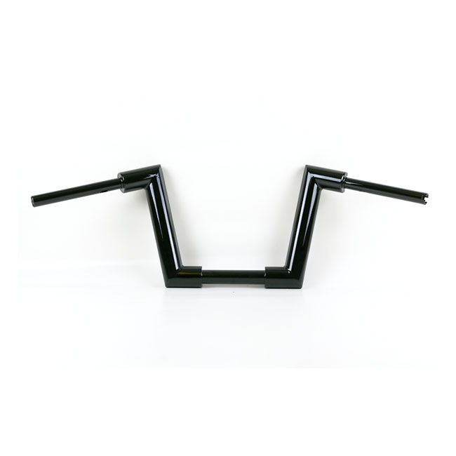 kodlin 2 str8up handlebar medium 28 cm high black for harley fits 2014 2023 flhr road king with mechanical clutch