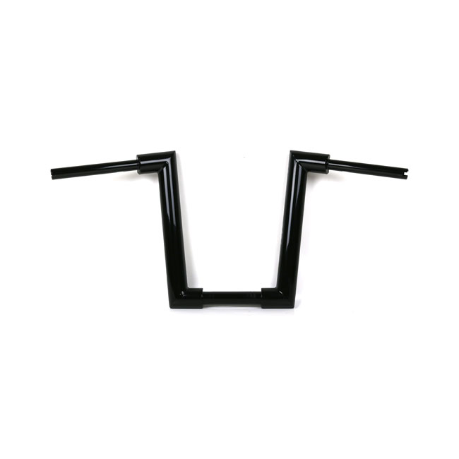 kodlin 2 str8up handlebar tall 38 cm high black for harley fits 2014 2023 flhr road king with hydraulic clutch