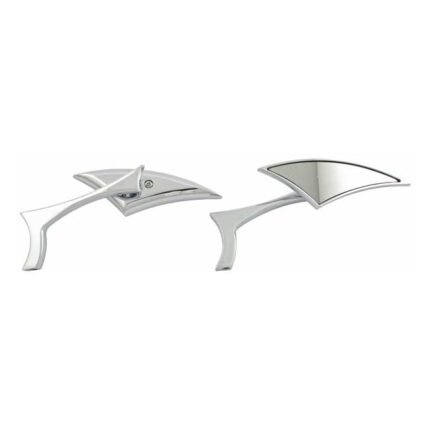 indiana chopper mirror set chrome for harley fits 1965 up h d