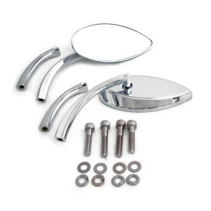 deepcut mirror set for harley fits adapter may be required 1977 hon suz kaw or 1978 1989 for yamaha 3