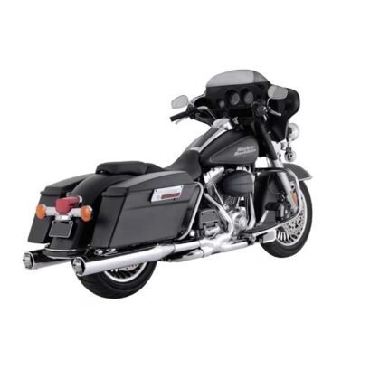vance hines monster round slip on mufflers chrome for harley fits 1995 2016 flt touring