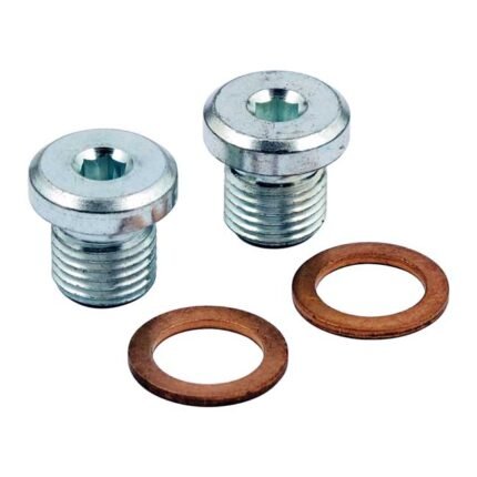 vance hines 12mm o2 sensor plug set zinc for harley fits 2009 2020 h d with stock 12mm sensor ports