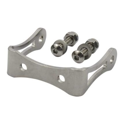 hkc retro tallight bracket stainless steel smooth for harley