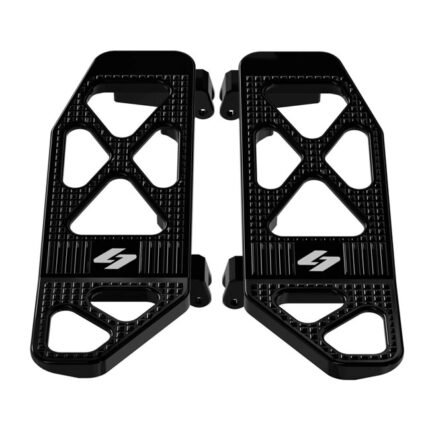 kraus max lean floorboards black for harley fits 2006 2023 touring