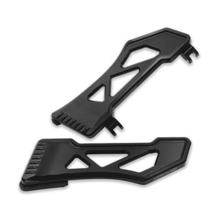 kraus erg one floorboards black for harley fits 2000 2023 touring excl softails with floorboards