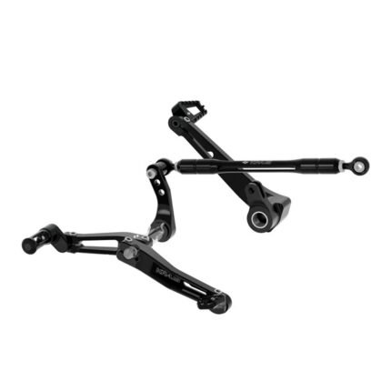 kraus apex ss3 bagger foot controls black for harley fits 2017 2023 touring