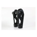 kodlin universal fastback risers 6 black for harley fits all h d with 1 handlebar clamp area and 3 5 riser mount spacing